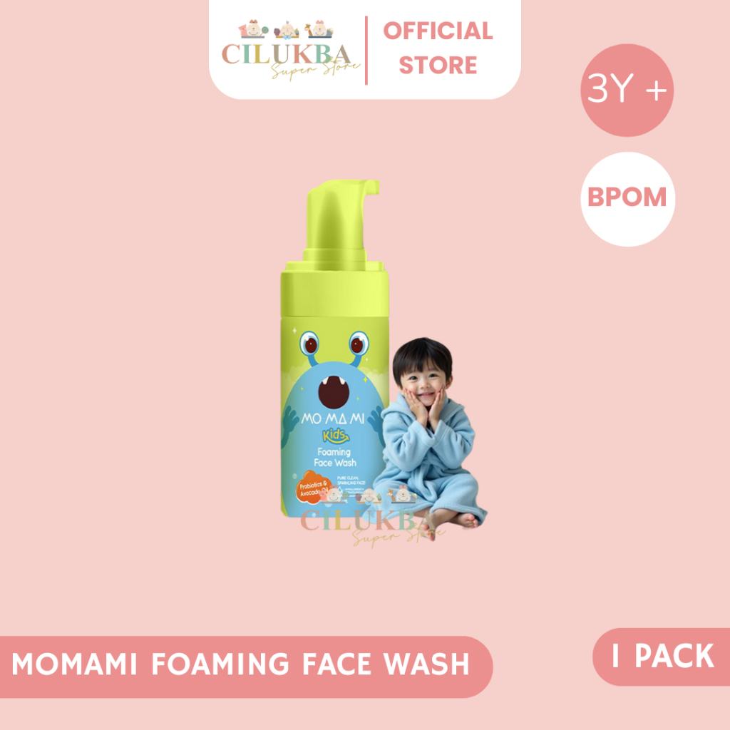 MOMAMI FOAMING FACE WASH 100ml | SABUN CUCI MUKA ANAK | SABUN MUKA | FACIAL WASH ANAK