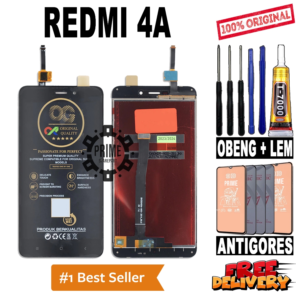 LCD TOUCHSCREEN XIAOMI REDMI 4A ORIGINAL OEM LCD REDMI 4A FULLSET