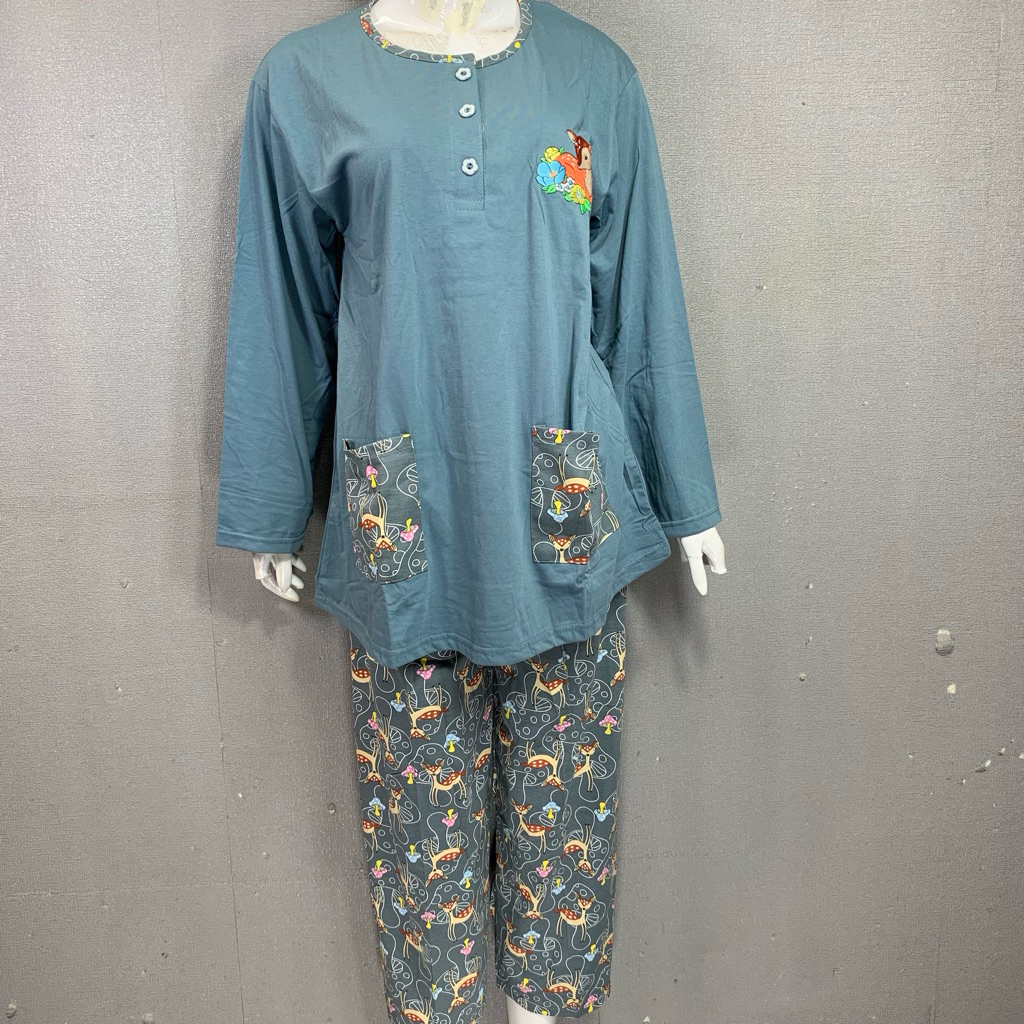 BunnyNightie - Lorita PP Jumbo Baju Tidur | Baju Tidur Lorita Sofie Tinny