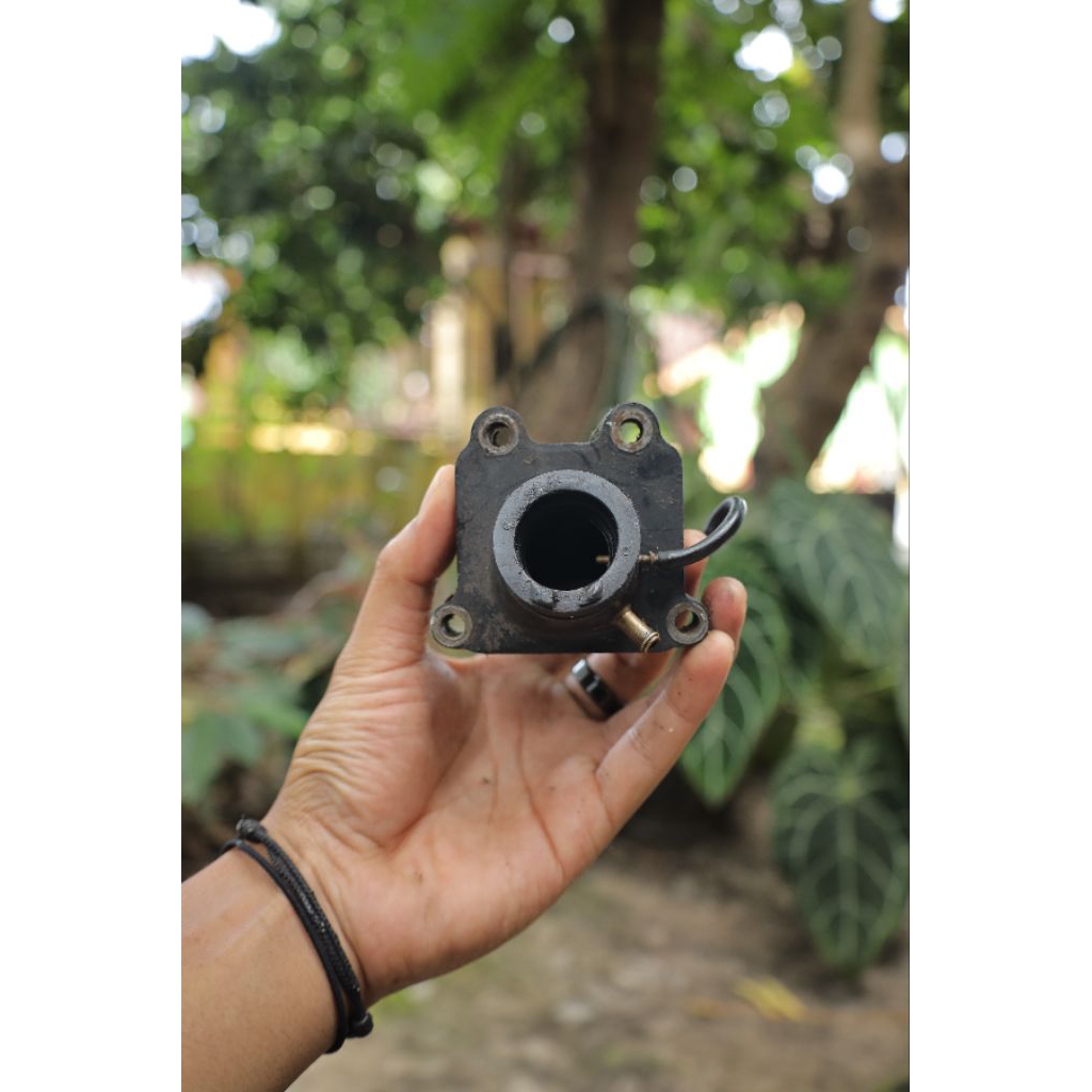 manipol karbu manifold karbu suzuki Satria 2 tak lumba hiu 6 speed original + membran