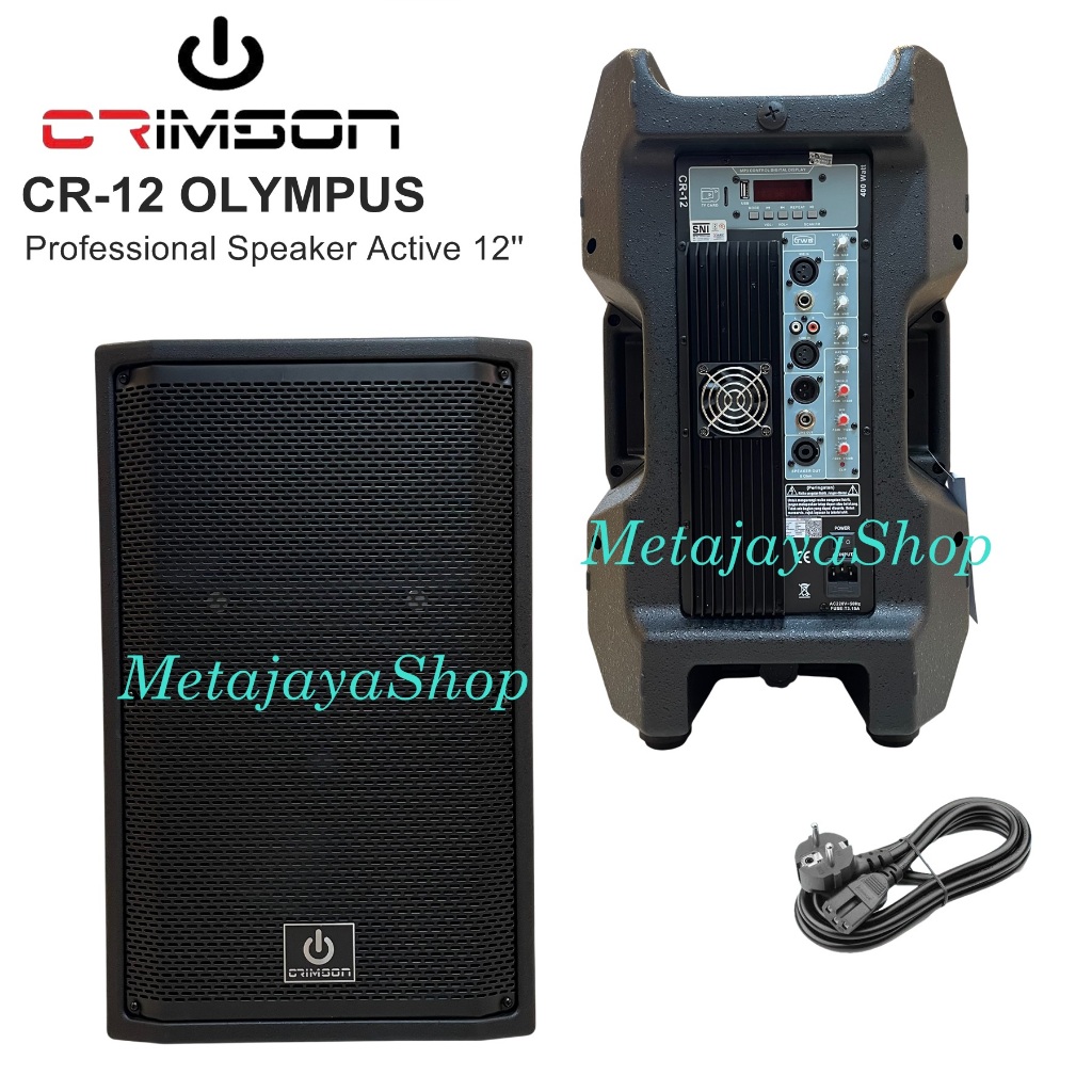 Speaker Active Crimson CR-12 Olympus Series Aktif Crimson 12 Inch Cr12