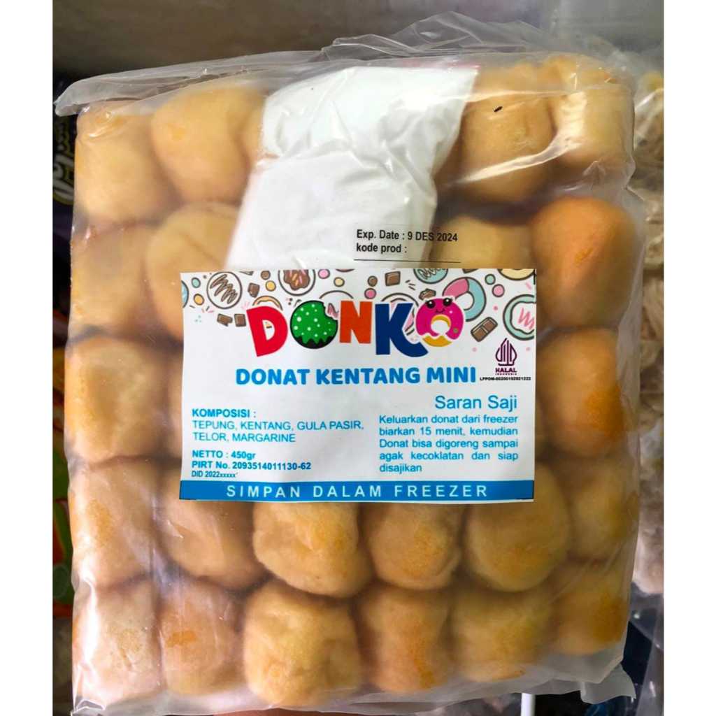 DONKO DONAT KENTANG MINI ISI 30