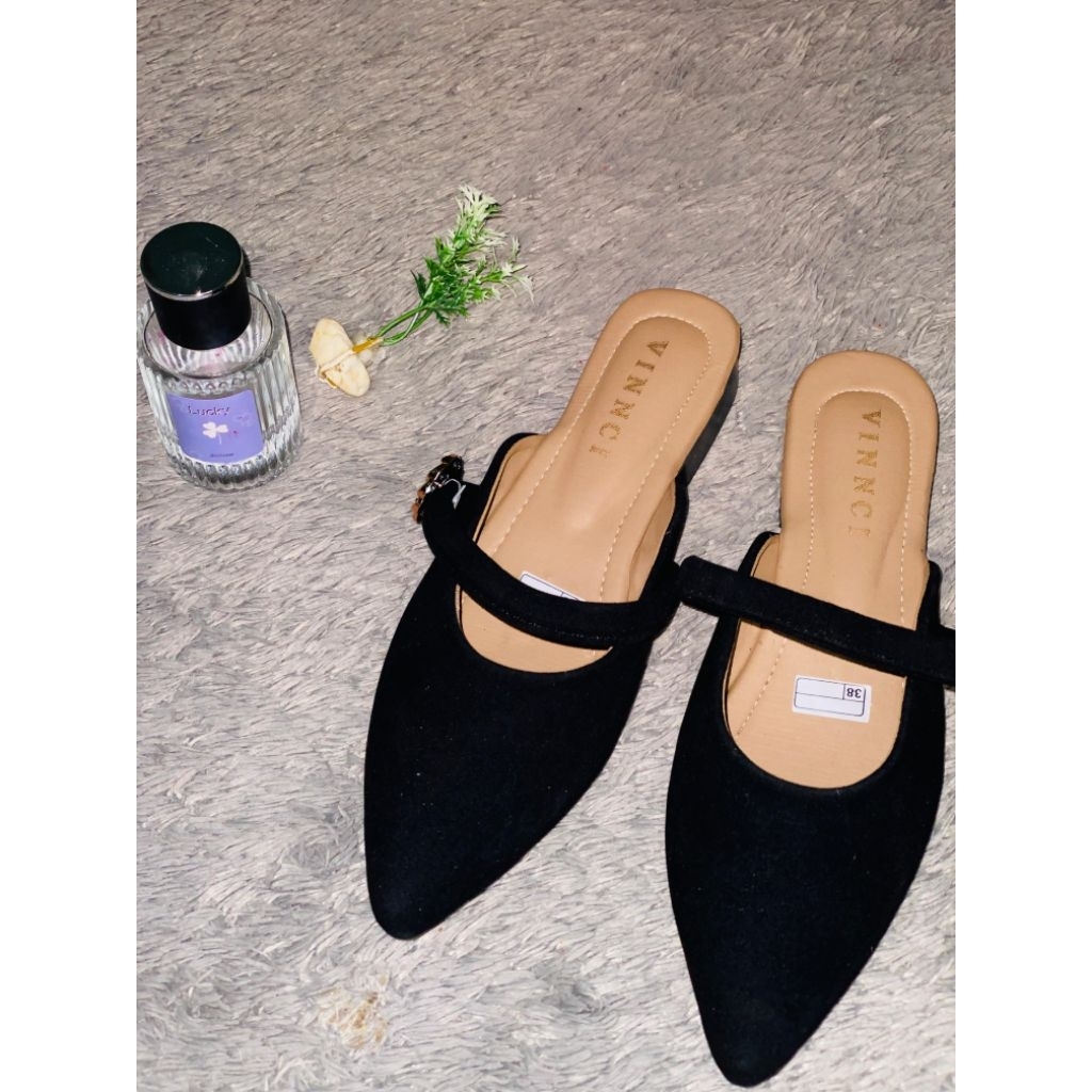 SANDAL VINCCI FLATSHOES Wanita Teplek Jelly Tali Korean Style Wanita Hak Heels