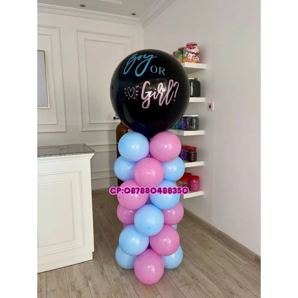 BALON STANDING |BALON GENDER REVEAL |STANDING GENDER REVEAL |BALON DEKORASI BABY