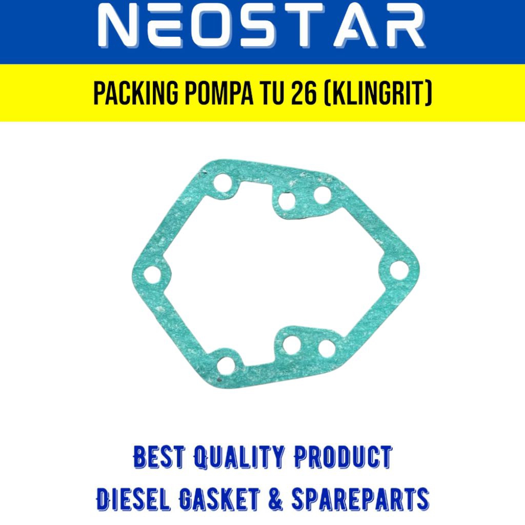 Paking Pompa TU 26 , Paking TU 26 , Paking Pompa , Gasket Pompa TU 26 , Gasket TU 26