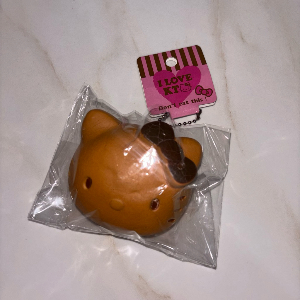 non repro Hello Kitty HK Head Bun Squishy RARE 2009