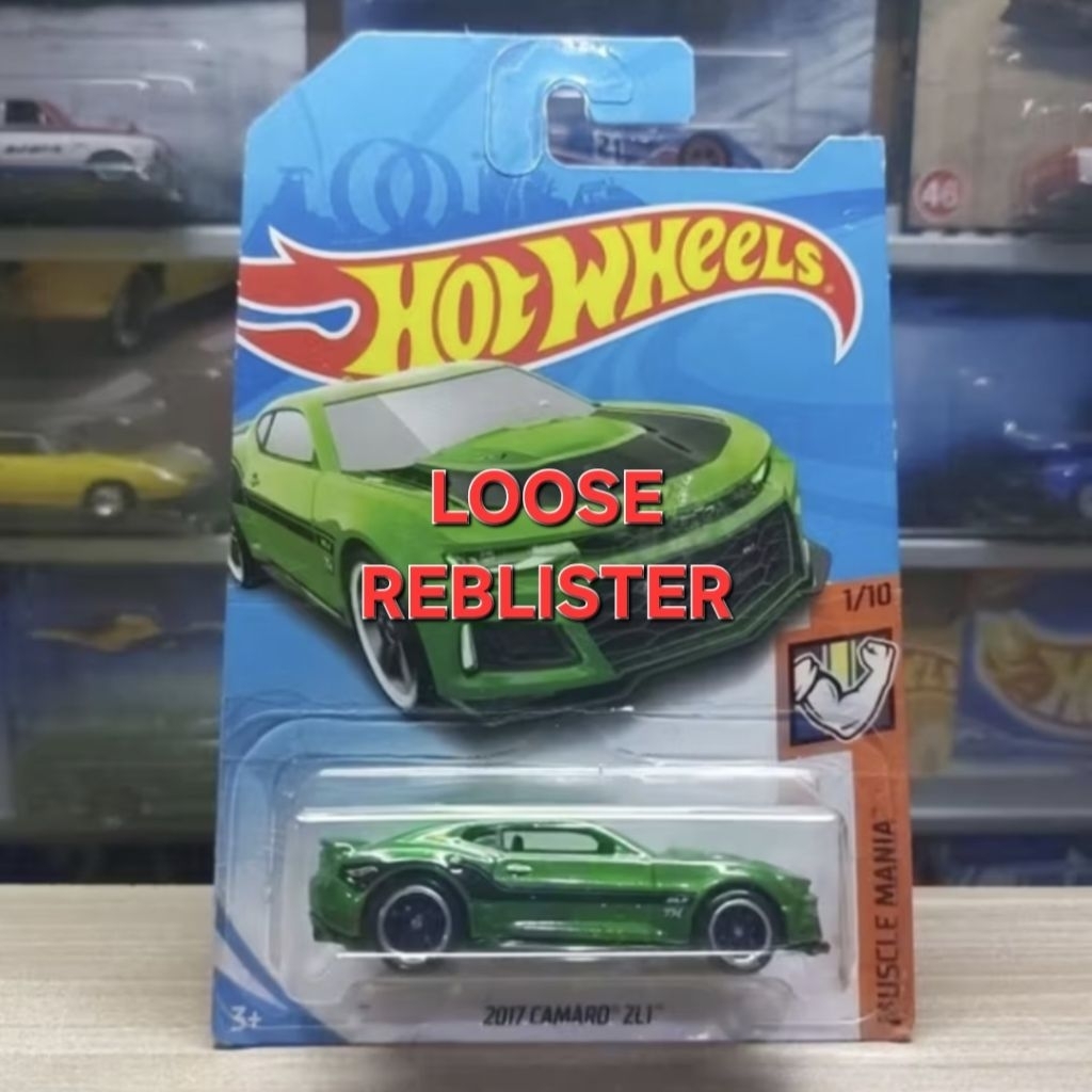 HOT WHEELS 2017 CAMARO ZL1 - LOOSE/REBLISTER - SUPER TREASURE HUNT - THS - STH