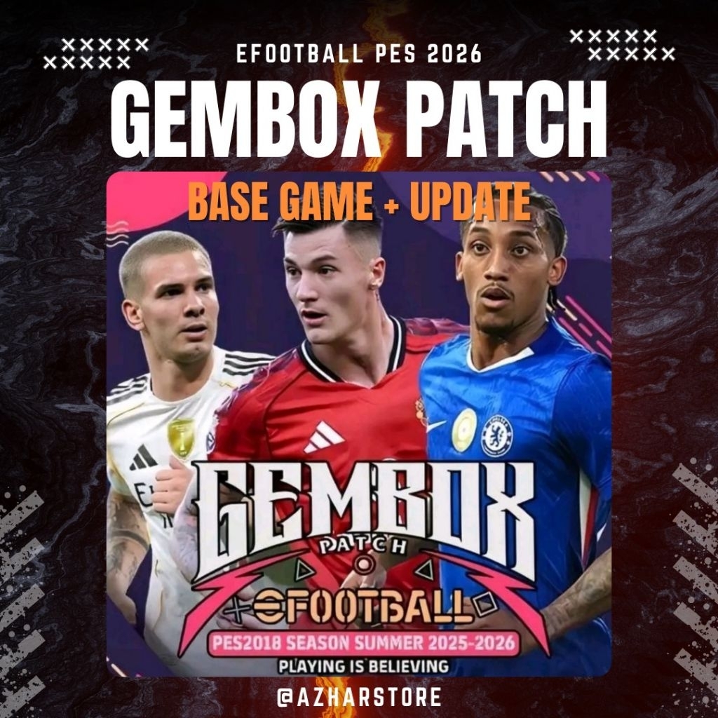 EFOOTBALL PES 2026 PS3 CFW/HEN – GEMBOX PATCH SUMMER UPDATE | Transfer Terbaru 2025/2026