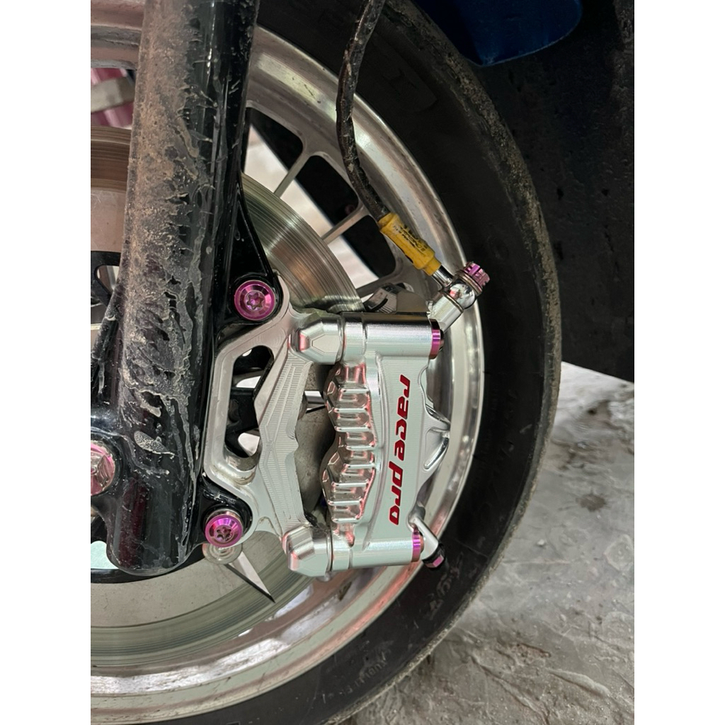 KALIPER RACEPRO 4PISTON BEAT/SCOPY/GENIO/V.160CBS/STYLOCBS 260MM KIRI