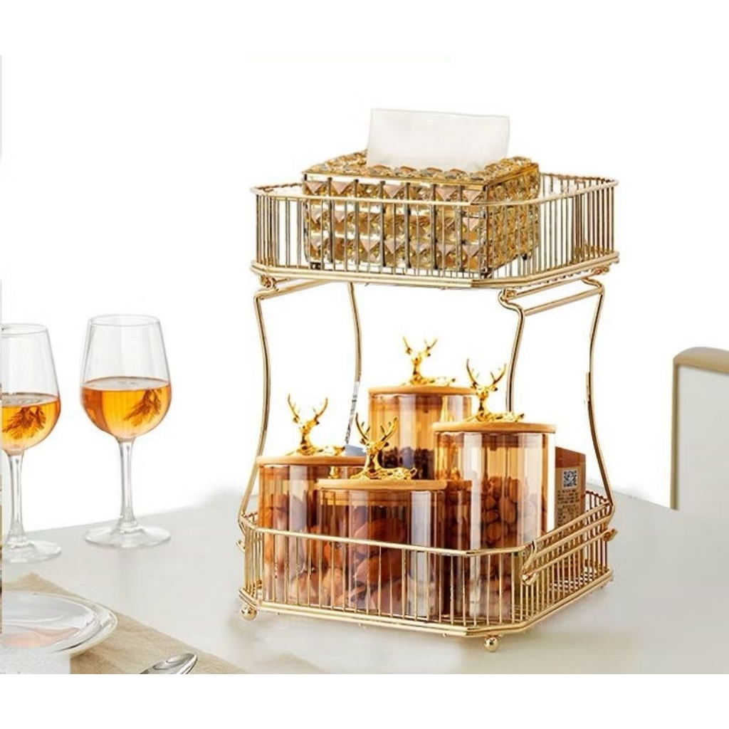 Rak Aqua Rak Make Up Besi Susun 2 serbaguna