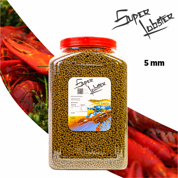 Ikanesia - Super Lobster Premium Pakan Lobster dan Udang Tipe TENGGELAM Cepat Molting [TOPLES MEGA S
