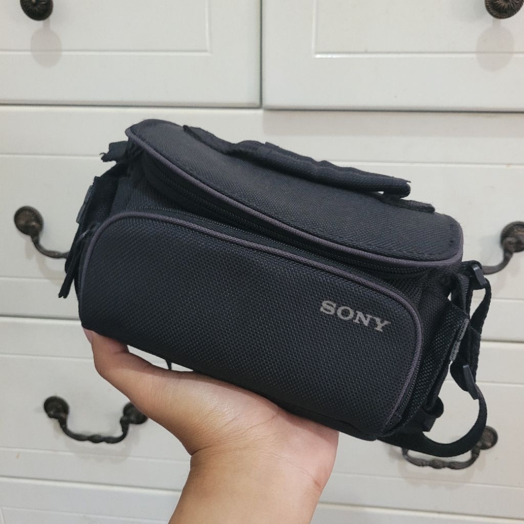 Singbag Sony HandyCam Langka Banget super compact bahan terbaik bekas