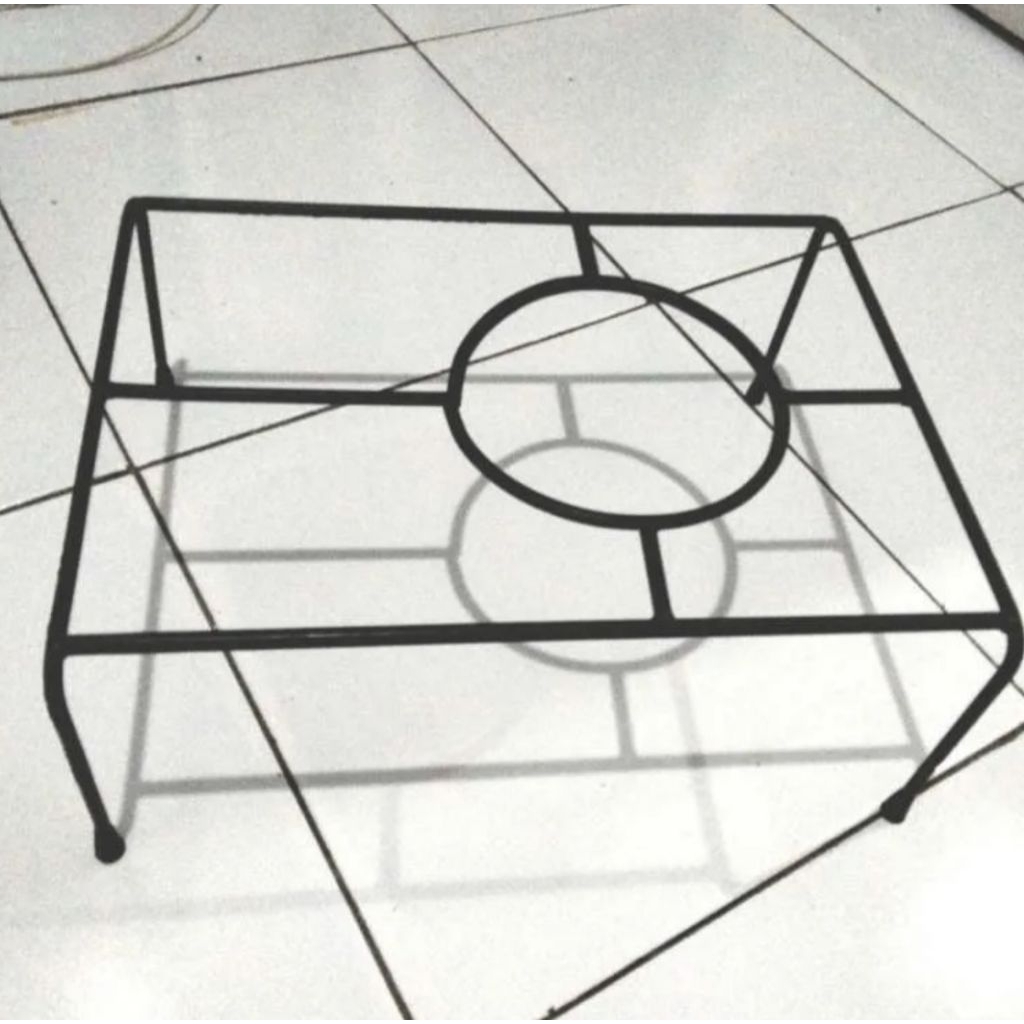 Behel Besi Kotak / Tatakan Kompor