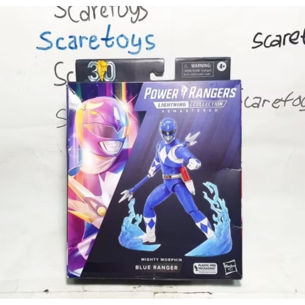 Lightning Collection Power Rangers Mighty Morphin Blue Ranger Remastered ranger biru