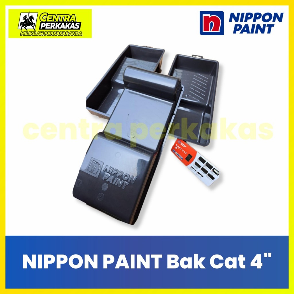 NIPPON PAINT Baki Cat 4" PVC -Bak Cat Plastik Peralatan Cat Rumah
