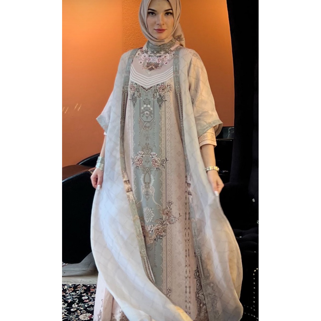 Gamis Batik Edition dan Raya Eid Edition Pesona OMG free Hijab