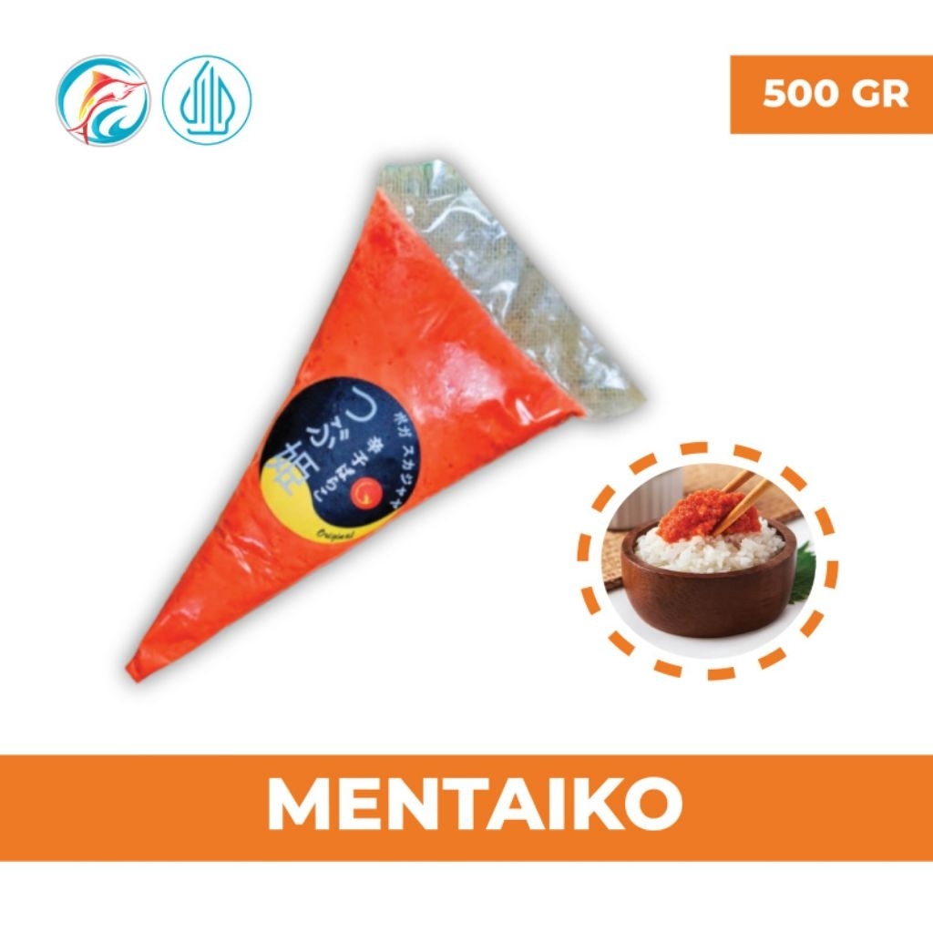 MENTAIKO TUBE 500G PREMIUM MENTAI SAUCE || TELUR IKAN POLLACK/IKAN KOD 500 GRAM || HALAL