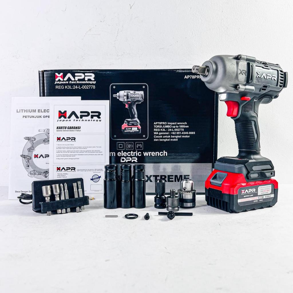 APR Raja impact wrench jumbo apr ap78 pro 1800nm impek kuat mobil motor mesin truck xapr