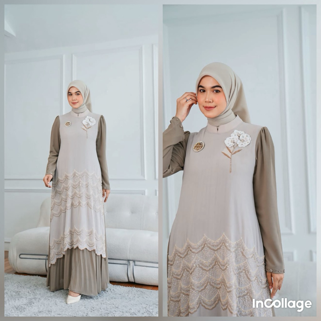 Shadiqah Dress gamis Premium by Layka