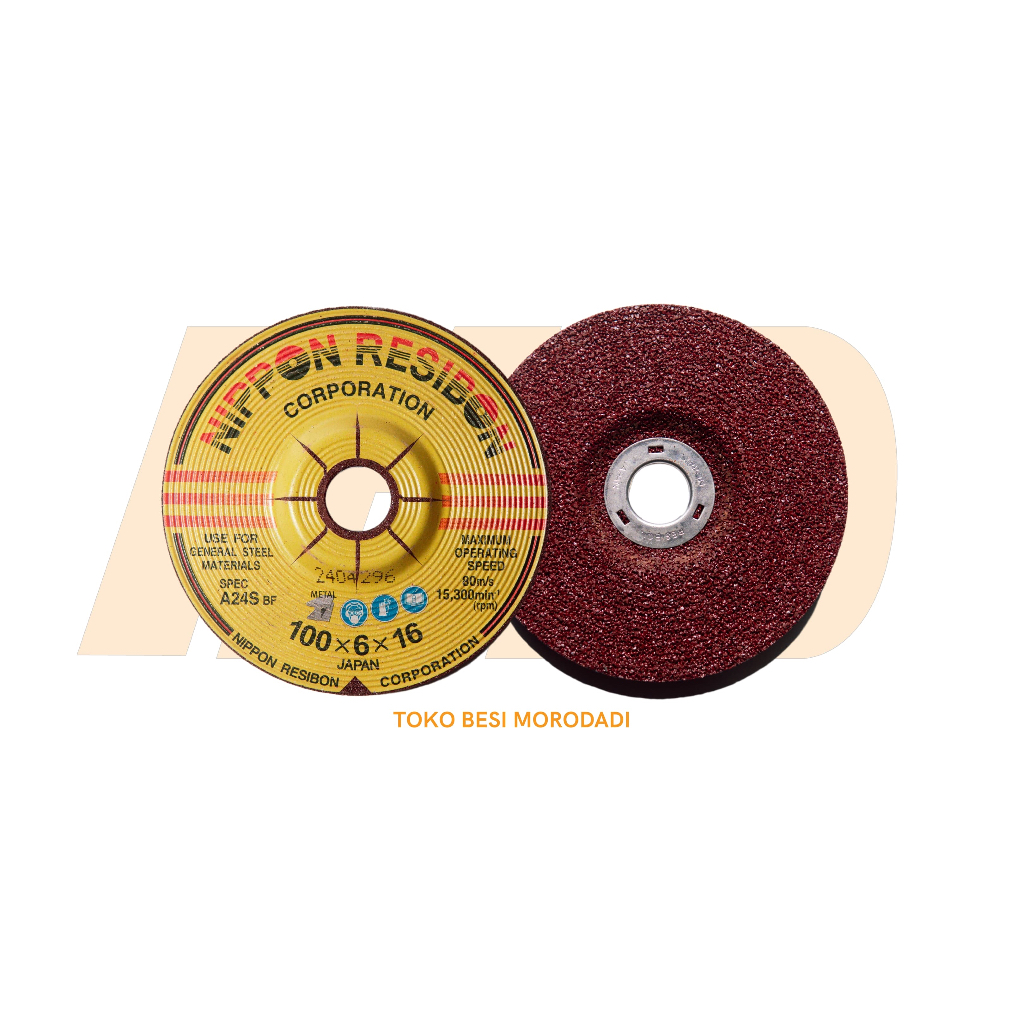 Batu Gerinda Poles Nippon Resibon 4 Inch