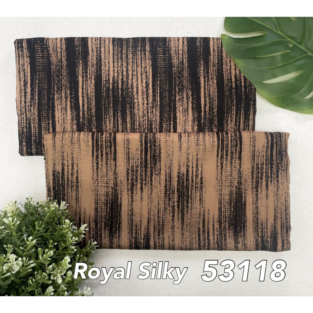 Kain Rayon Royal Silky 53118 (per 0.5Meter) Bahan Rayon Silky Premium