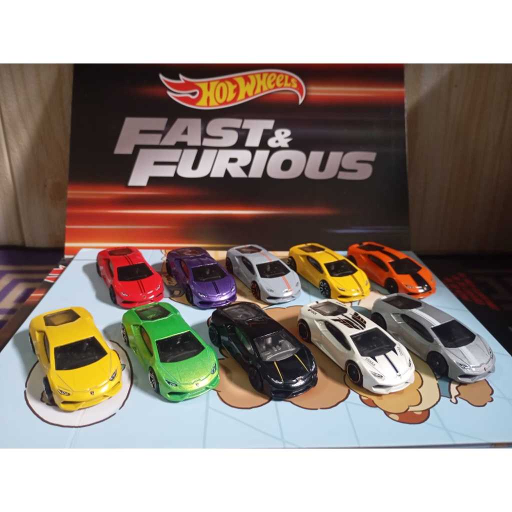 Hot Wheels Lamborghini Huracan Set 10pcs