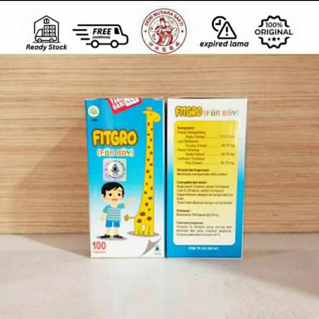 YI ZHI ZENG GAO WAN FOR BOY Obat peninggi cap jerapah