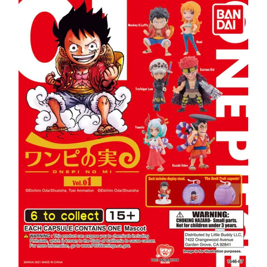 Gashapon One Piece Onepi No Mi Vol 01 - Nami