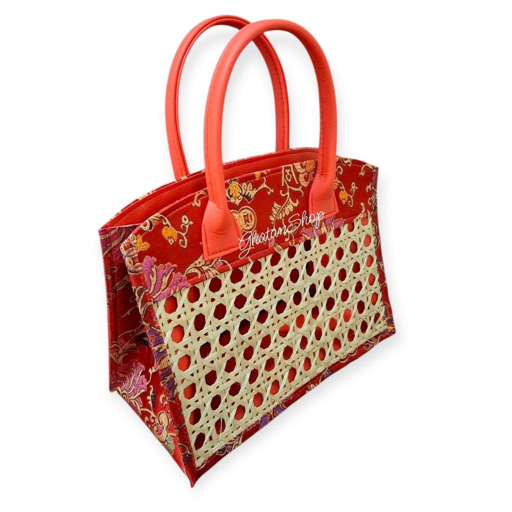 TAS HAMPERS IMLEK ANYAM BAMBU
