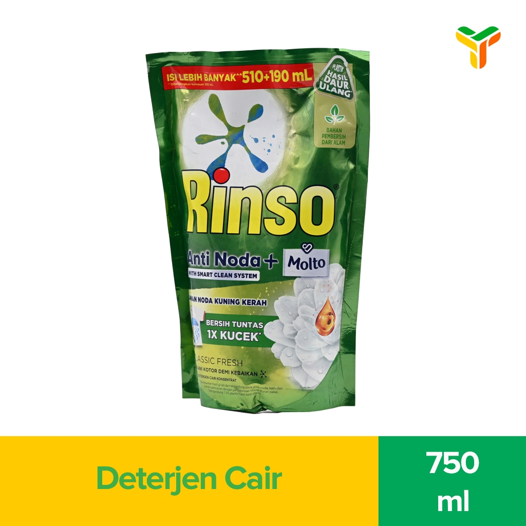 Rinso Deterjen Cair Anti Noda 800 Ml
