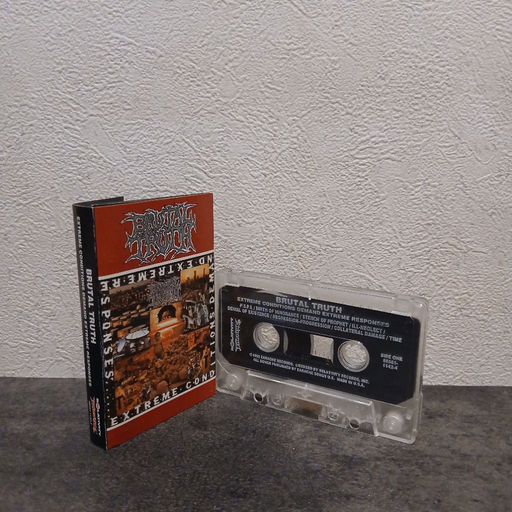 kaset pita brutal truth-extreme conditions demand extreme responses