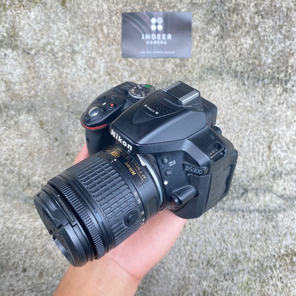 NIKON D5300 KIT AF-P 18-55MM SECOND NORMAL  ( GARANSI TOKO ) BEST QUALITY 100% ORYGINAL TERLARIS SHO