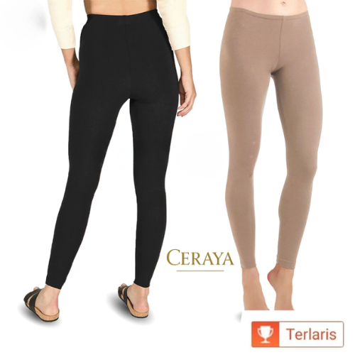 Legging Adem Wanita Panjang Rayon Kaos Polos Lejing Ketat Stretch celana cewek kekinian Perempuan Ol