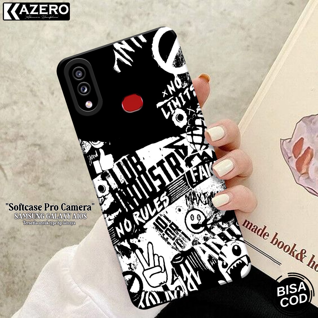 KAZERO Case Samsung Galaxy A10S Fashion Case Aesthetic Softcase Samsung Galaxy A10S Silikon Pro Came