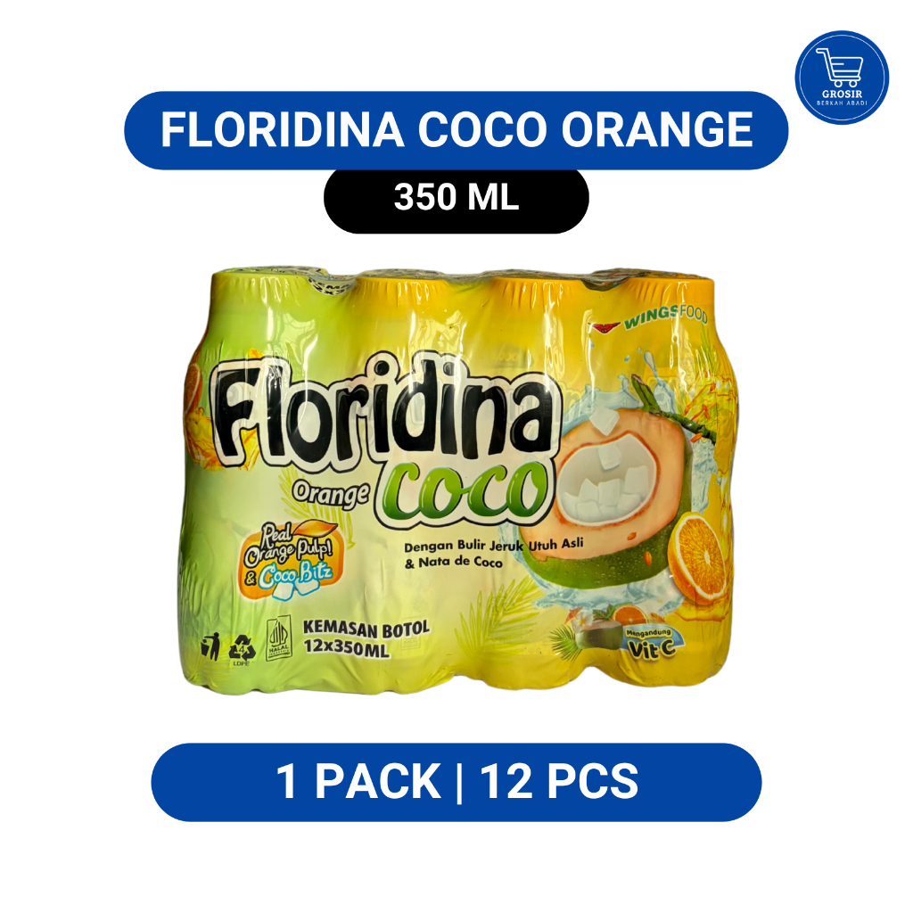 FLORIDINA COCO ORANGE – 1 PACK (12 Pcs) | Harga Grosir | Stok Baru | Halal MUI