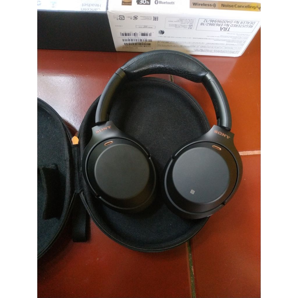 Sony WH-1000XM3 1000XM3 Headphone wireless bluetooth ANC Noise Cancelling headset original bekas fla