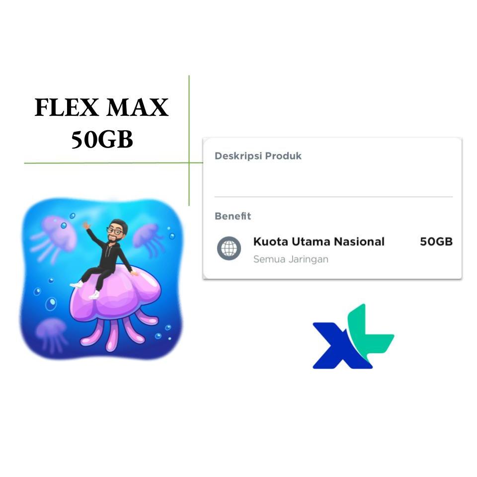 FLEX MAX 50GB - KUOTA XL - PAKET DATA XL