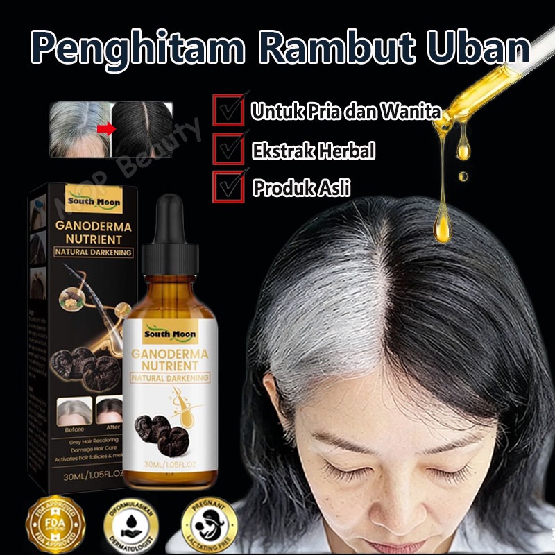 Minyak penghitam rambut serum uban ampuh permanen penghitam rambut uban permanen Serum Penumbuh Ramb