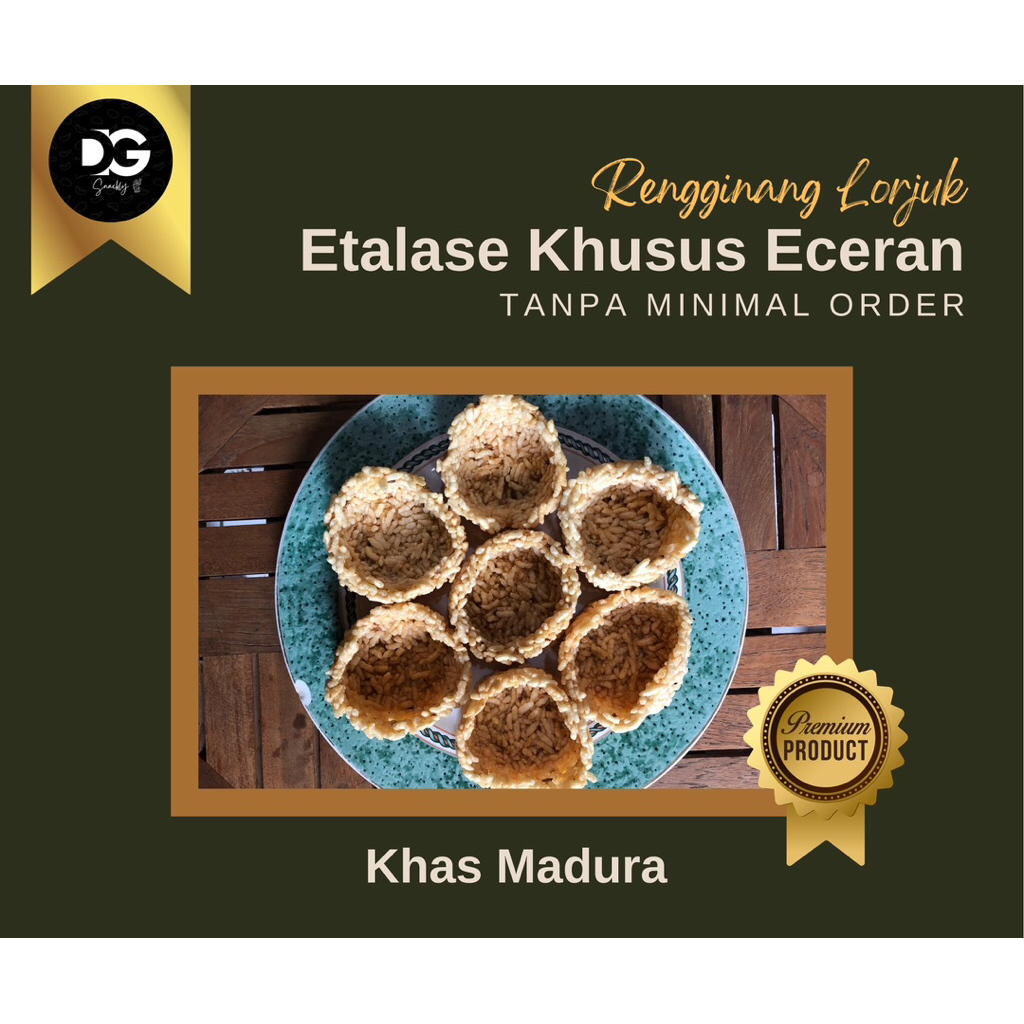 Rengginang Lorjuk Udang Khas Madura