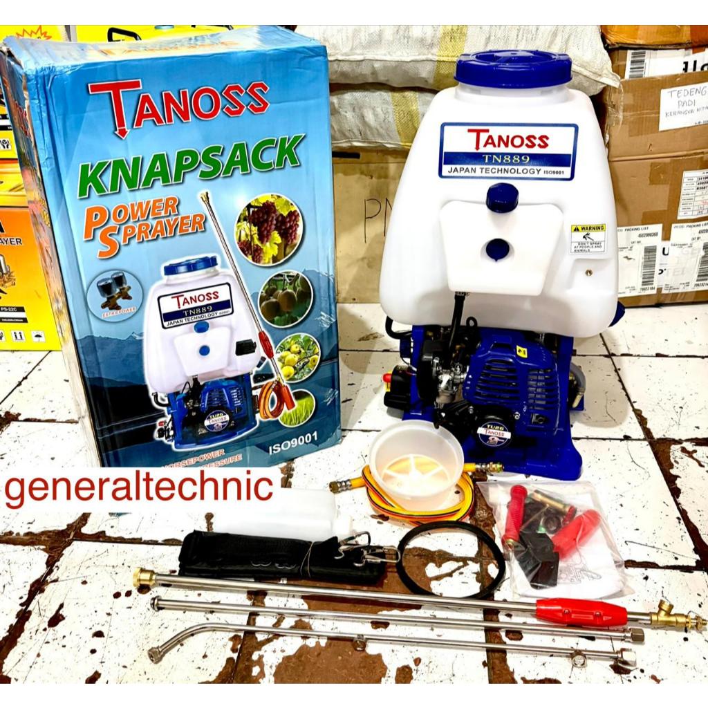 Knapsack Sprayer Tanoss TN889 TU26 Turbo Mesin Semprot Hama Tanoss 20L Turbo Chamber Knapsack Tanoss
