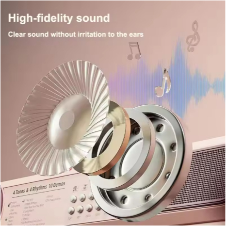 AG Piano Elektrik Anak 37 Keyboard Bayi dengan Mikrofon untuk Menyanyikan Lagu Mainan Edukatif Penge