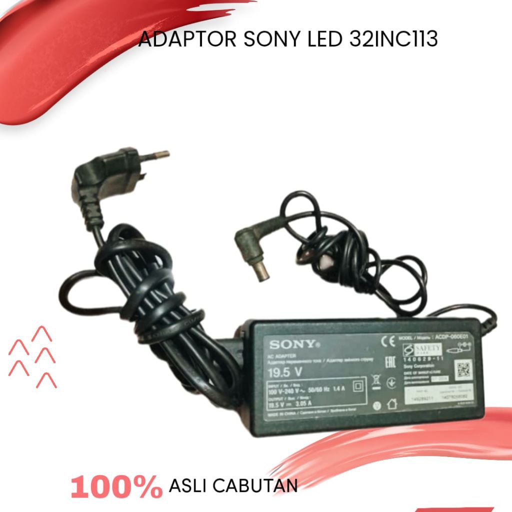 ADAPTOR TV  SONY LED 32INCH BEKAS CABUTAN