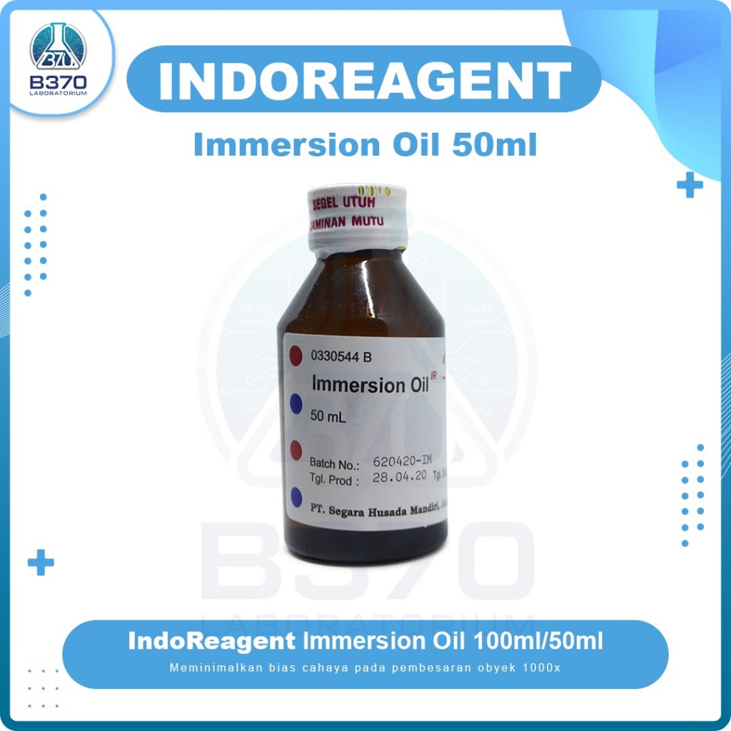 Indo Reagen  Immersion Oil 100ml 50ml
