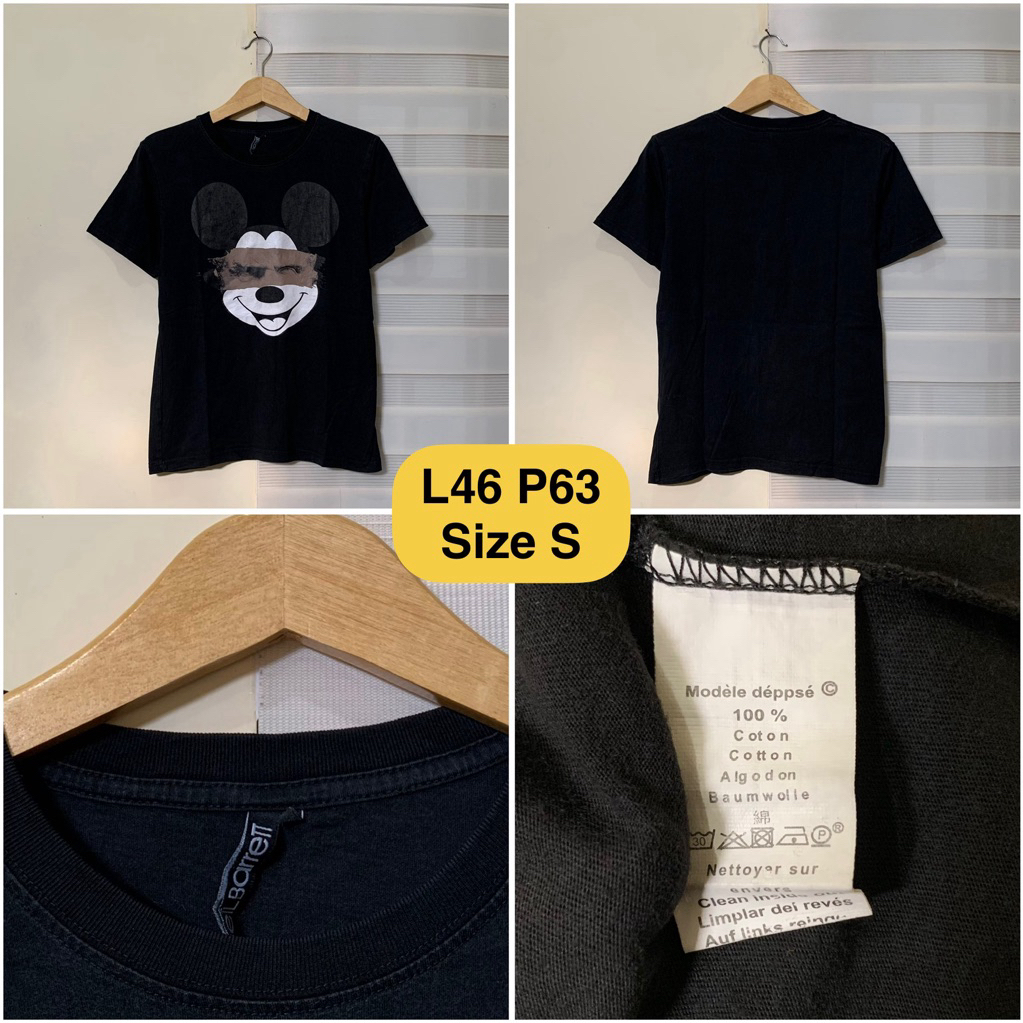 Kaos Neil Barrett Hitam Original