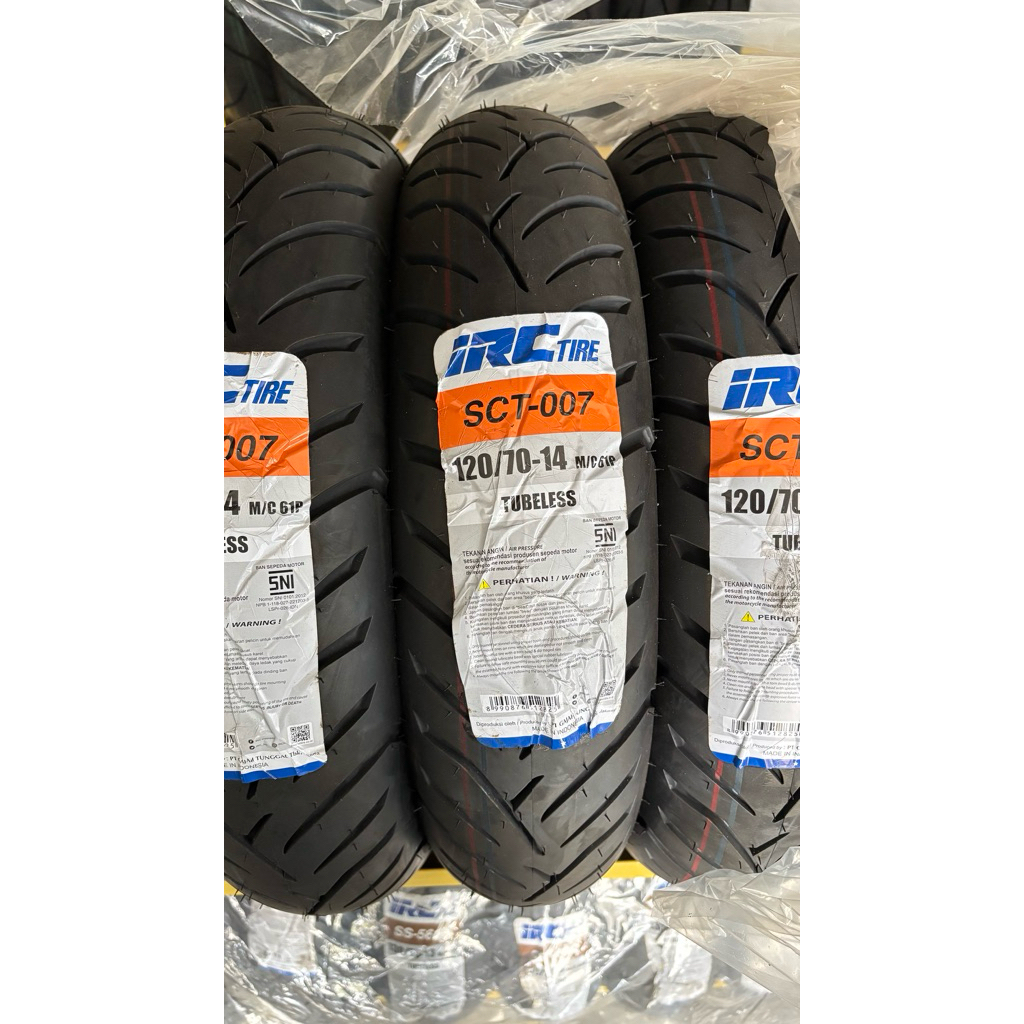BAN IRC SCT007 120/70-14 TUBELESS