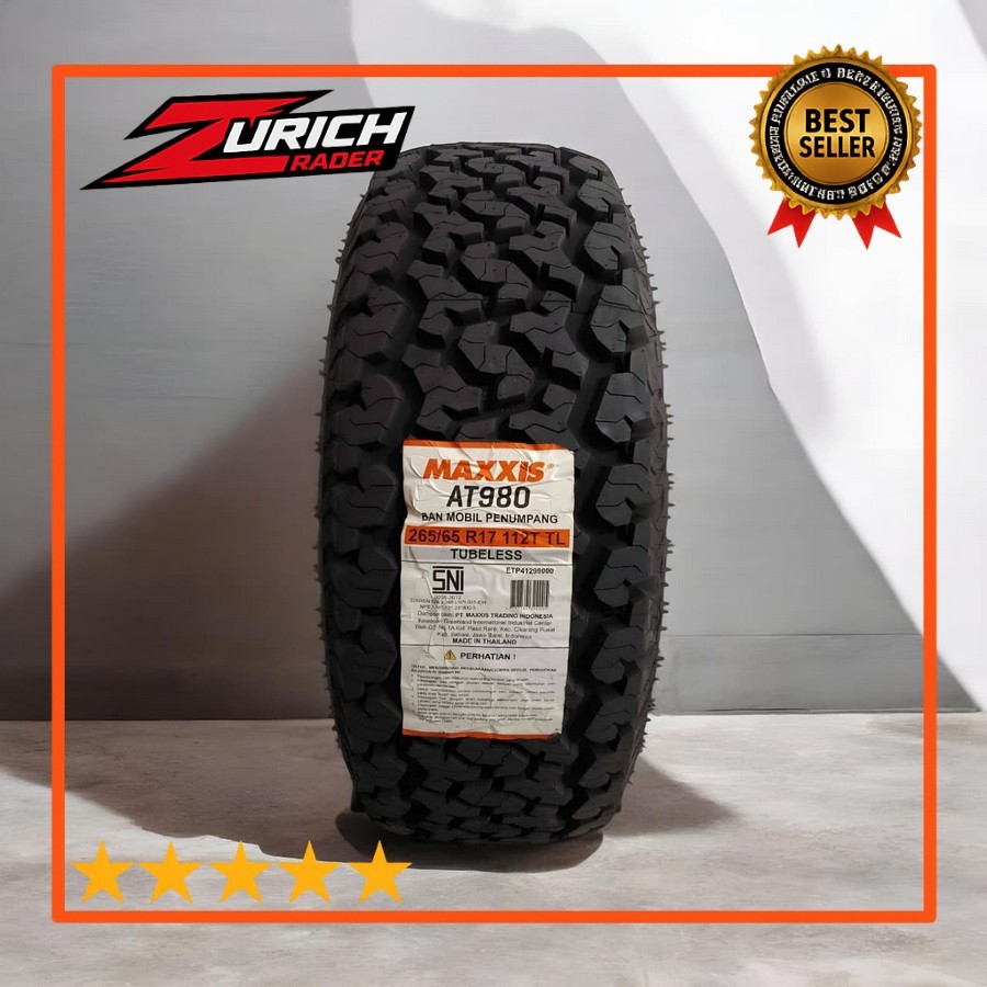 Ban Mobil 265 65 R17 Merek Maxxis Bravo At 980 Ukuran 265/65 R17 All Terrain