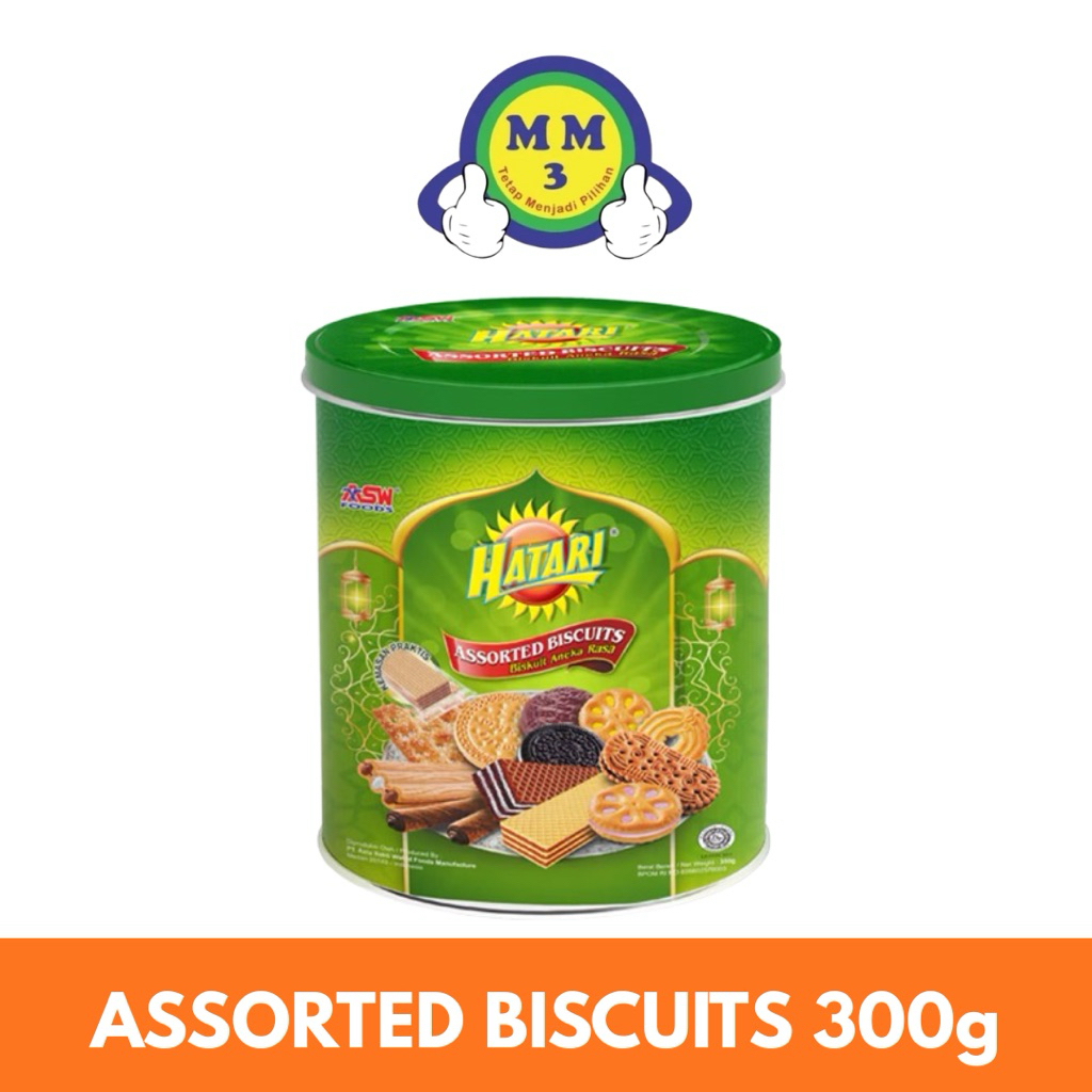 HATARI ASSORTED BISCUITS KALENG 300g
