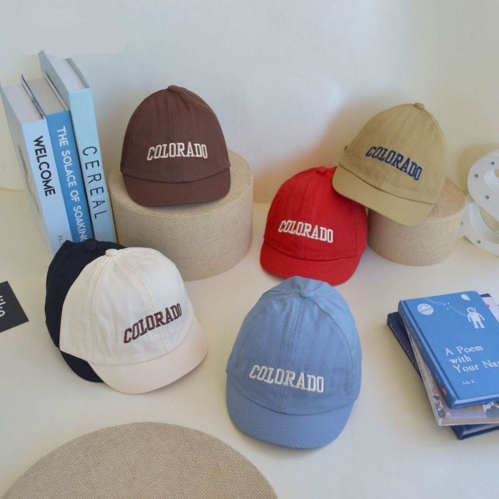 (8 Bulan- 3 Tahun) Topi Cap Anak Motif COLORADO Lidah pendek Premium Murah