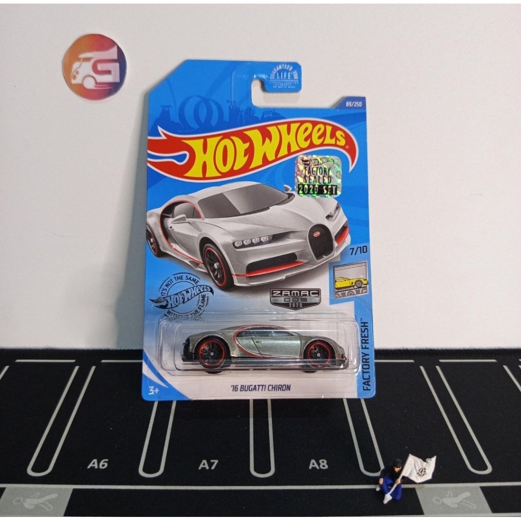 Hot Wheels 16 Bugatti Chiron Zamac Factory Sealed 2020 (HTF) - Hotwheels