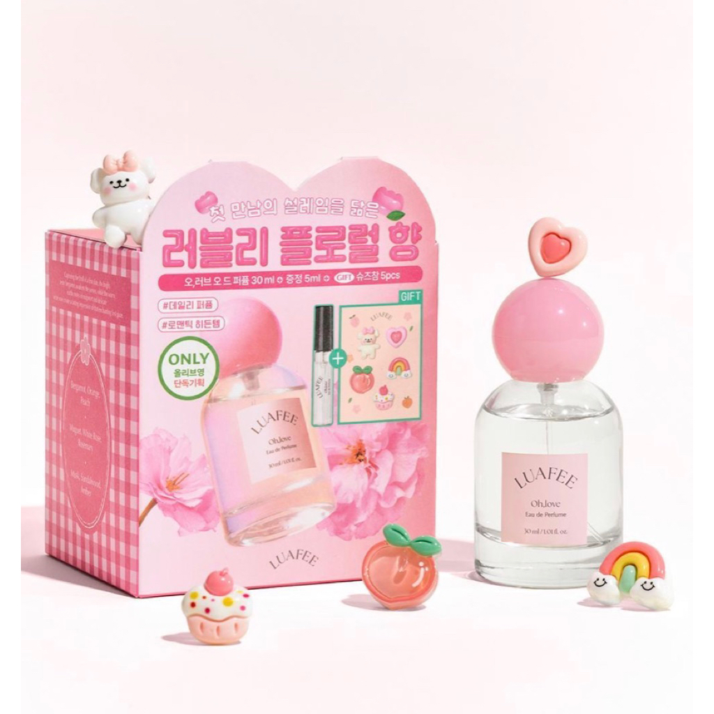 READY STOCK ORIGINAL LUAFEE OH LOVE EAU DE PERFUME SPECIAL SET
